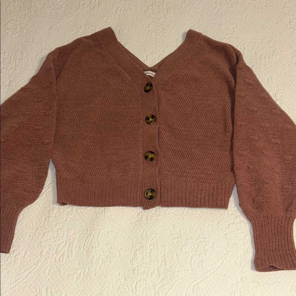 moon & madison Dusty Rose Cardigan